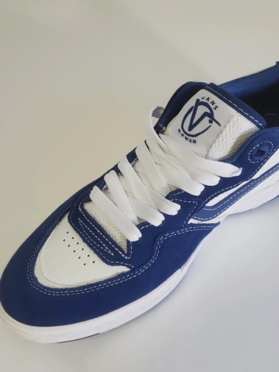 Vans Other - -- Vans Rowan Men’s Navy Blue and White Skate Sneaker Size 11.5